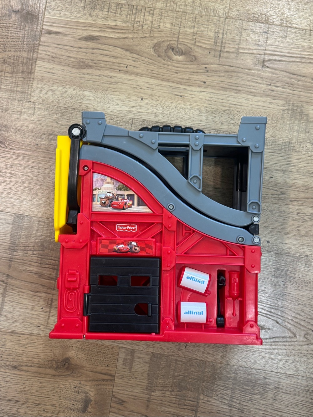 Fisher-Price Red, Gray & Yellow Toy Garage Playset